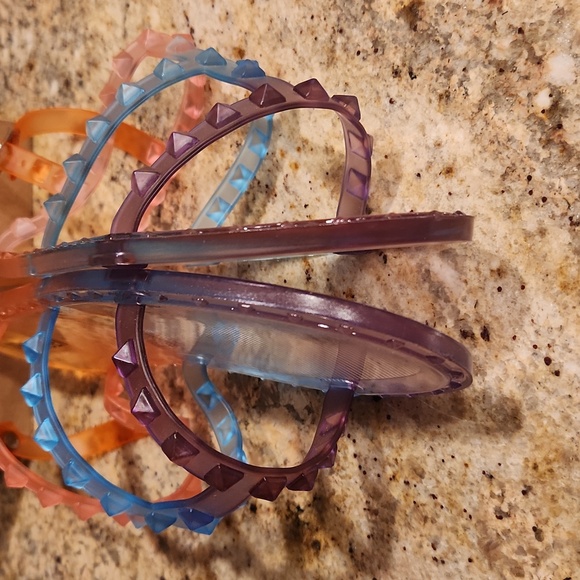 Steve Madden, Jelly Rainbow Gladiator Sandal Shoes.  NEW! - Picture 15 of 16